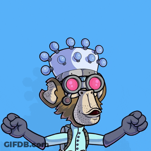 Monkey With Crown Woohoo GIF