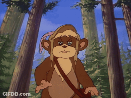 Monkey With Now She's Run Off Into The Woods GIF