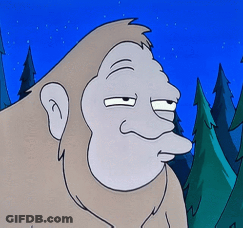Monkey With Serious Look GIF