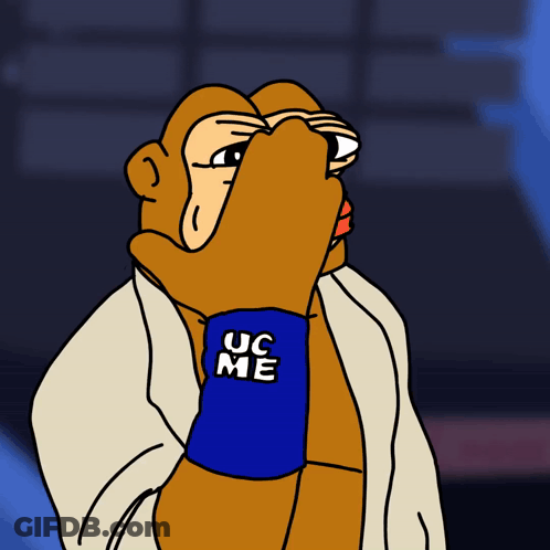 Monkey With UC Me Wristband GIF