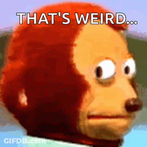 Monkey With Weird Text GIF