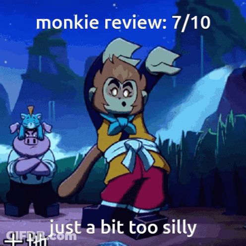 Monkie Review 7/10 Too Silly + TTM GIF