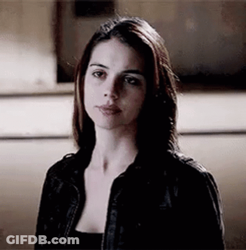 Monochromatic Adelaide Kane Talking GIF