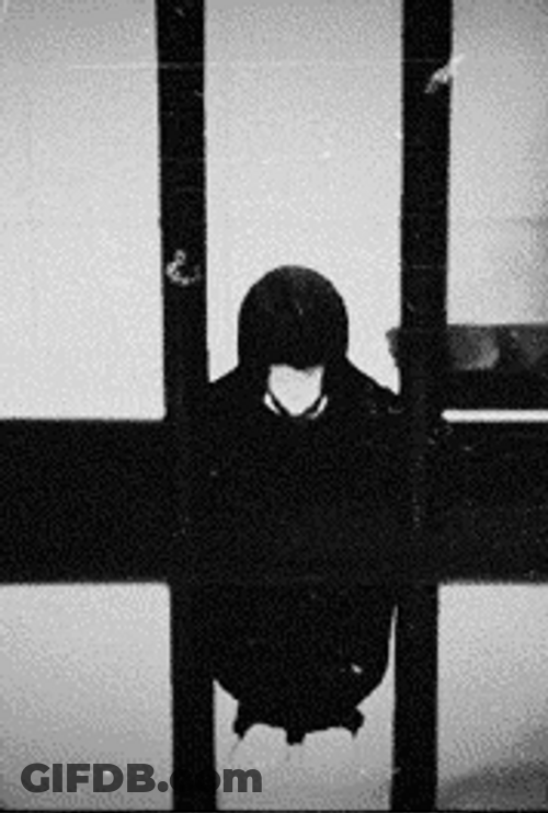 Monochromatic Light Yagami Sitting Down GIF
