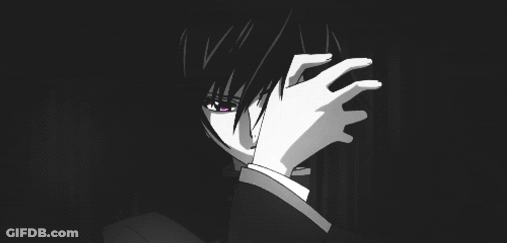 Monochromatic Villain Lelouch Lamperouge GIF