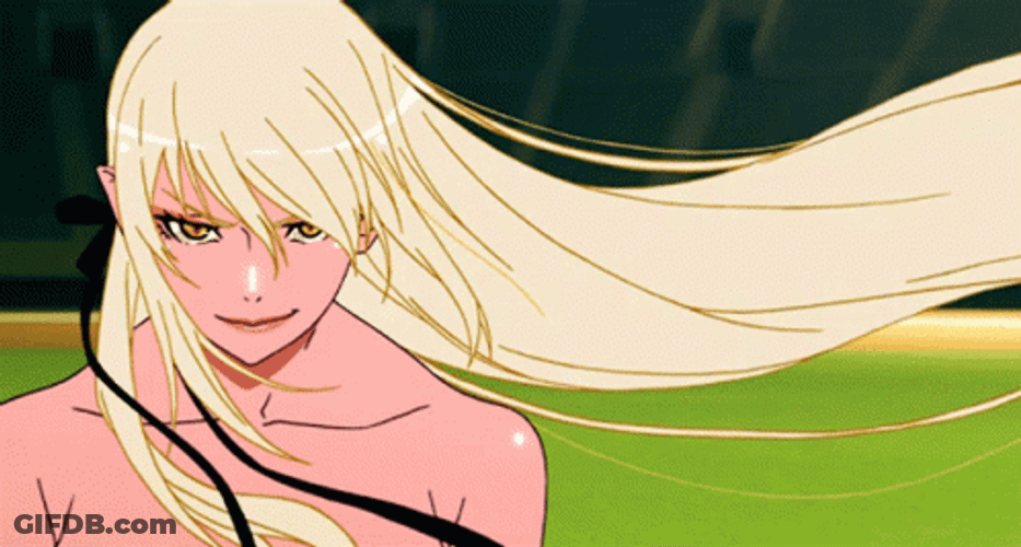Monogatari Kiss Shot Acerola-Orion GIF