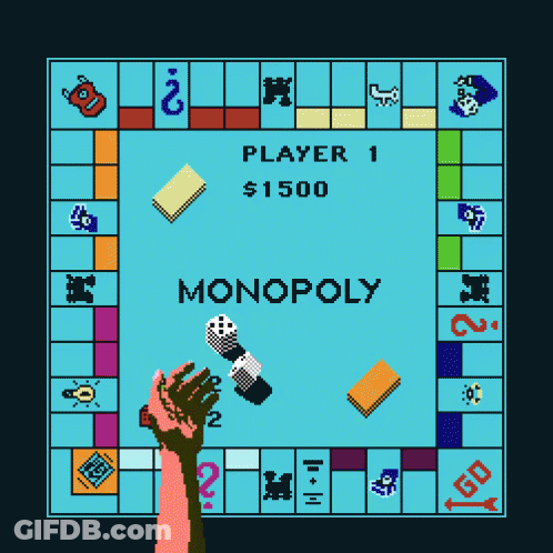 Monopoly Game On Computer GIF