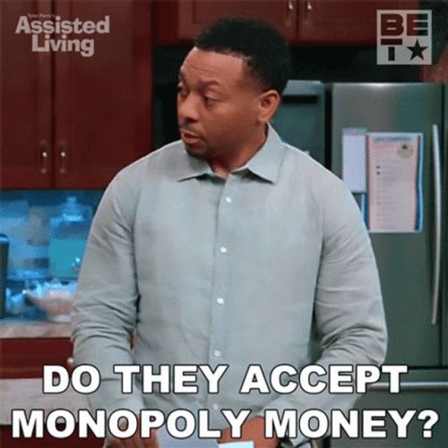 Monopoly Money Assisted Living Jeremy GIF