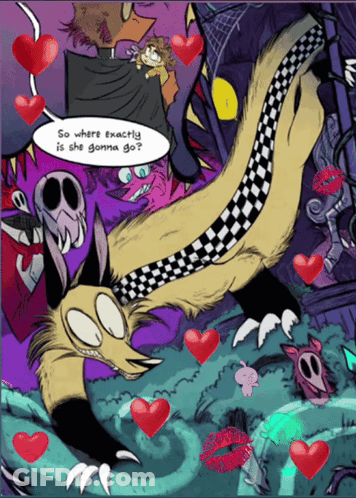 Monster Asking Where Exactly Is She Going GIF