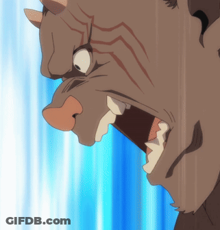 Monster Close Up With Mouth Open And Teeth Showing GIF