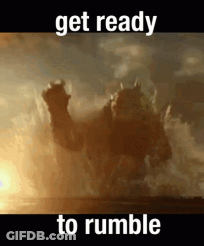 Monster Emerging From Ground Get Ready To Rumble GIF