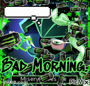 Monster Energy Drinks Bad Morning Misery GIF