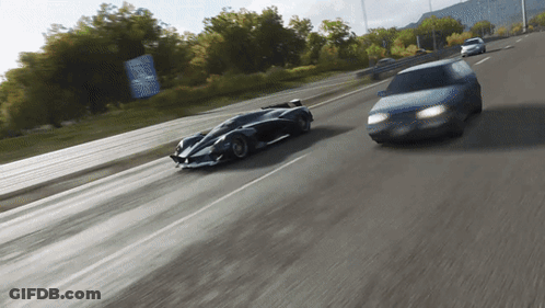 Monster Energy Rally Car On Dirt Road GIF