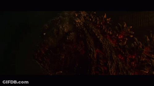 Monster Face Close Up GIF