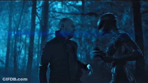 Monster Face With Mouth Wide Open GIF