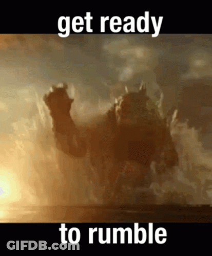 Monster Flying With Get Ready To Rumble GIF