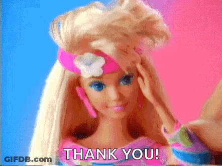 Monster High Doll And Pink-Haired Man GIF