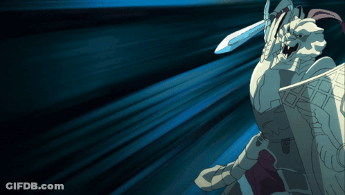 Monster Holding Sword GIF