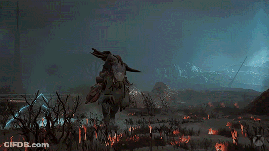 Monster Hunter Lightning Strike GIF