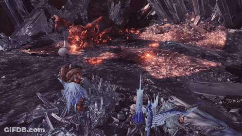 Monster Hunter Video Game Screenshot GIF