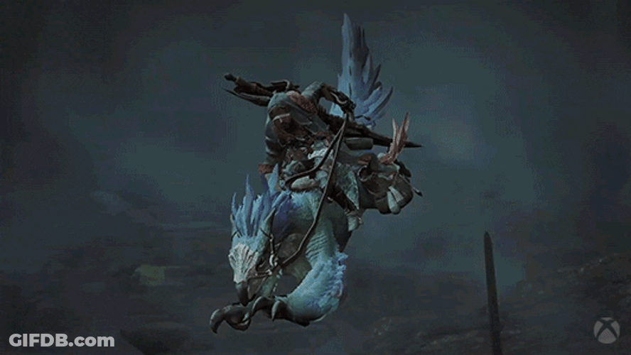 Monster Hunter Wilds Strike Lightning GIF