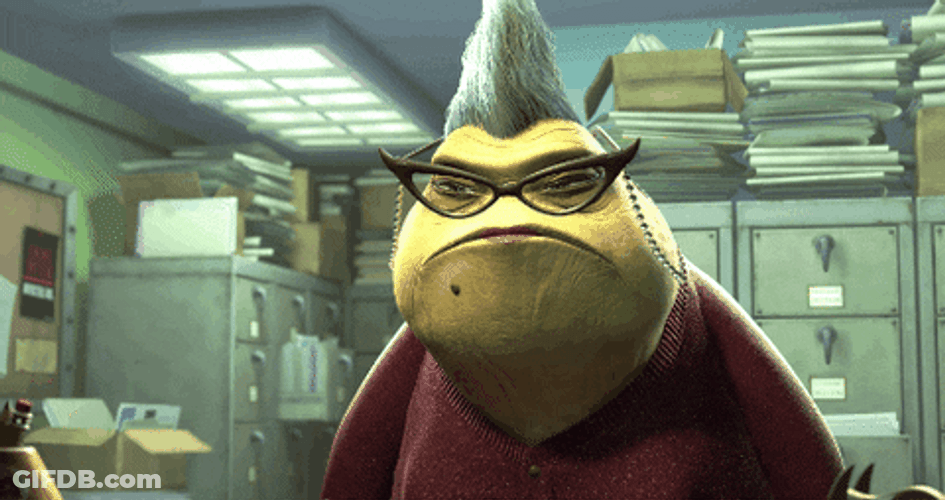 Monster Inc 2319 Roz Sleepy GIF