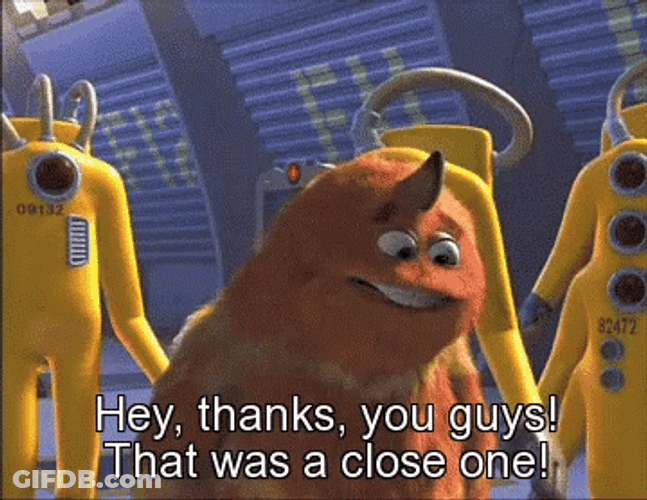 Monster Inc 2319 Roz Surprise GIF