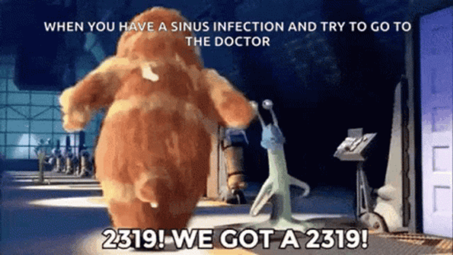 Monster Inc 2319 When You Have Sinus Infection GIF