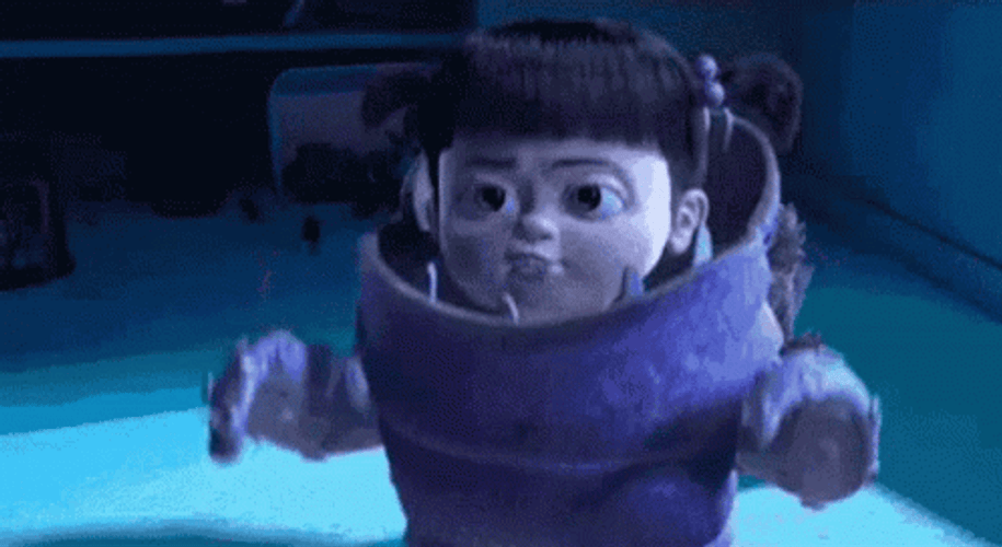 Monster Inc. Boo Roar GIF