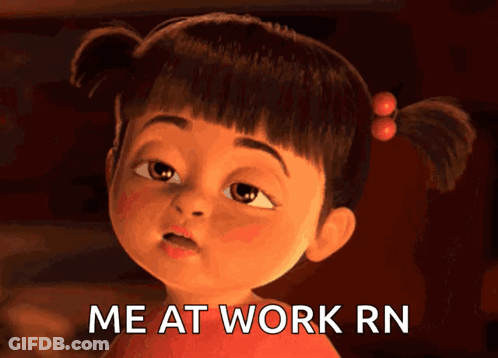 Monster Inc Character Saying Me Right Now GIF