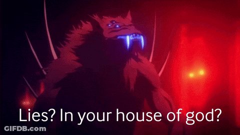 Monster Lies In Your House Of God GIF