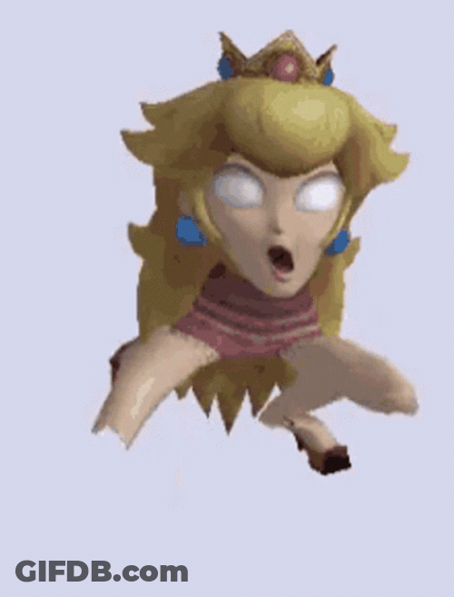 Monster Princess Peach GIF