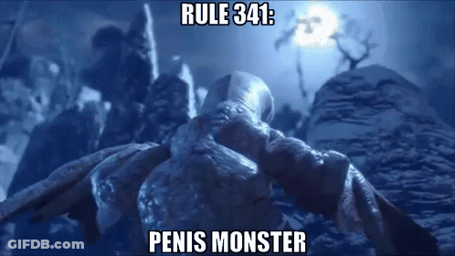 Monster Rule 341 Penis Monster GIF