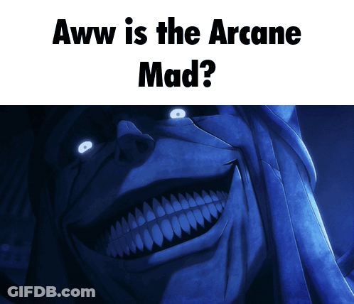 Monster Saying Aww Is The Arcane Mad GIF