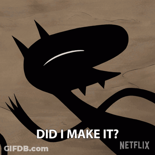 Monster Saying Did I Make It GIF