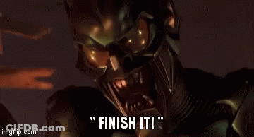 Monster Saying Finish It GIF