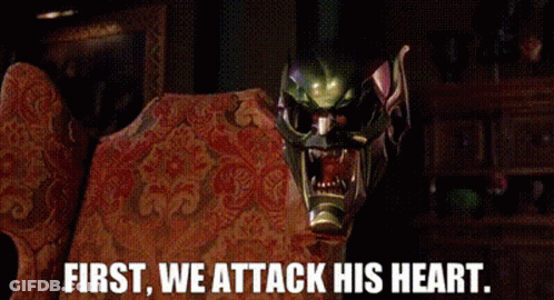 Monster Saying First We Attack His Heart GIF