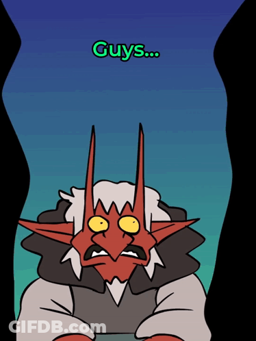 Monster Saying Guys GIF