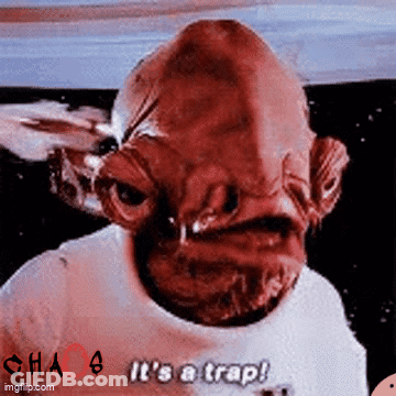 Monster Saying It's A Trap GIF