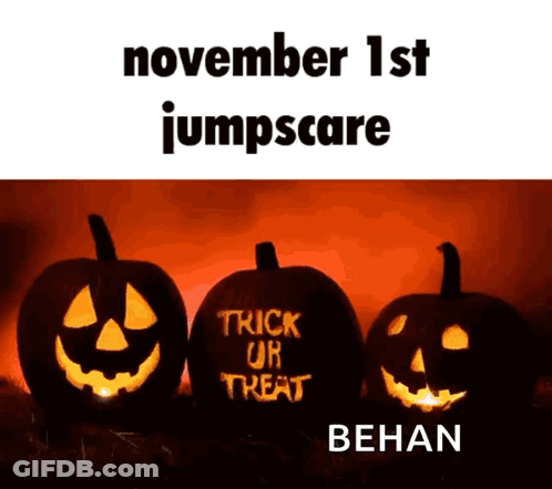 Monster Saying It's Never Too Soon For Halloween GIF