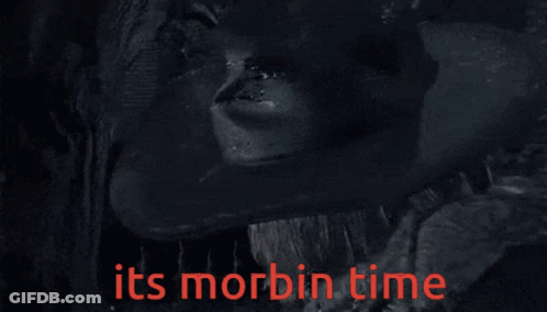 Monster Saying Its Morbid Time GIF