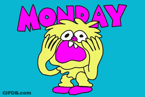 Monster Saying Monday GIF