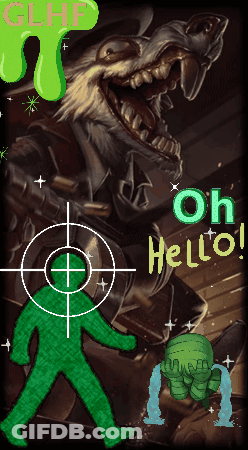 Monster Saying Oh Hello GIF