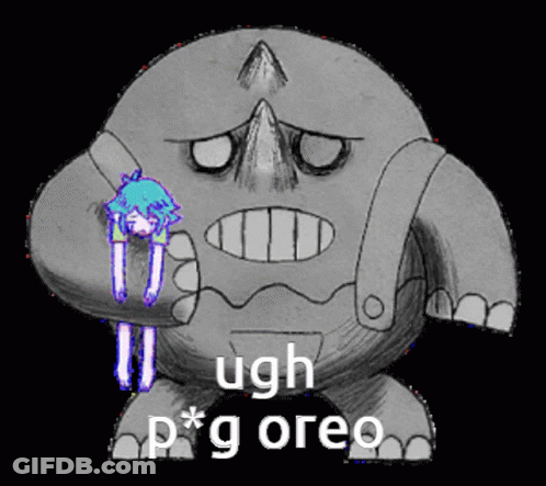 Monster Saying Ugh P G Oreo GIF