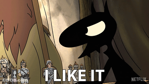 Monster Shadow Saying Like It GIF