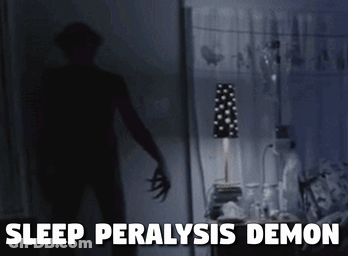 Monster Silhouette In Dark Room Sleep Peralysis Demon GIF