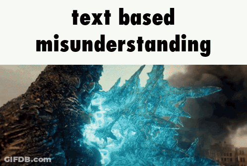 Monster Text Based Misunderstanding GIF