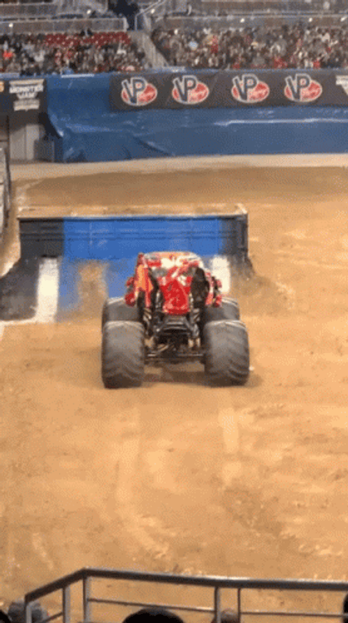 Monster Truck Accident GIF