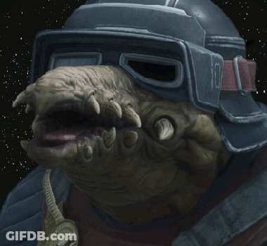 Monster Wearing Helmet And Goggles With Clock On Chest GIF