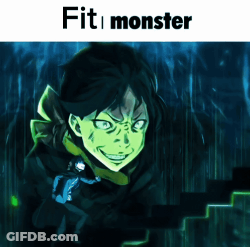 Monster With Fit Monster GIF